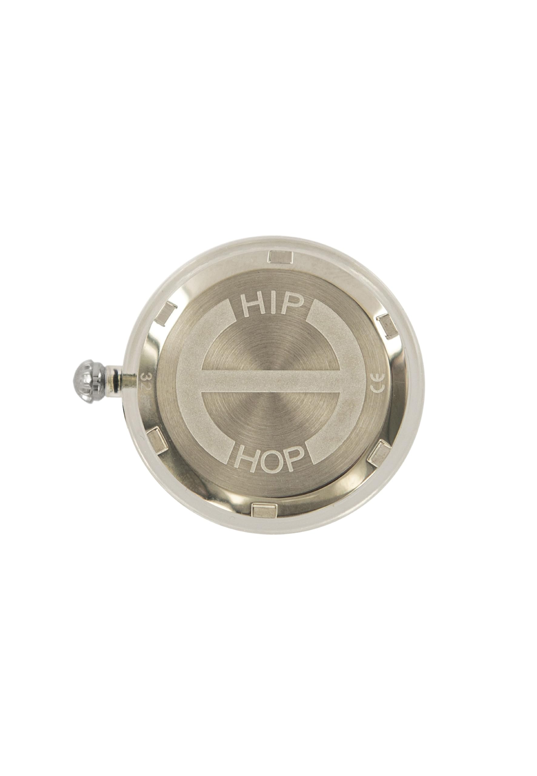 HIP HOP, Collezione Hero.DOT Bezel, Orologio Donna con Cinturino in Silicone Eco-Friendly, Resistente all'Acqua, Cassa 34 mm Trasparente, Lunetta in Metallo e Resina Matt, Idea Regalo Donna