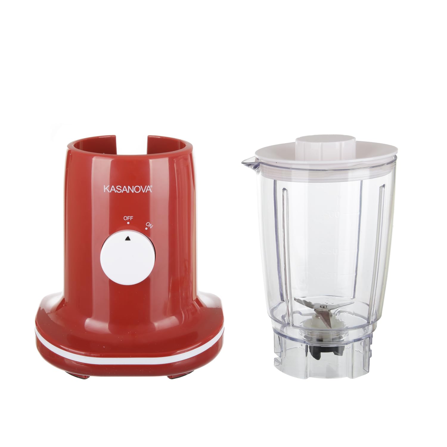 Batidora 300W con jarra 500ml roja