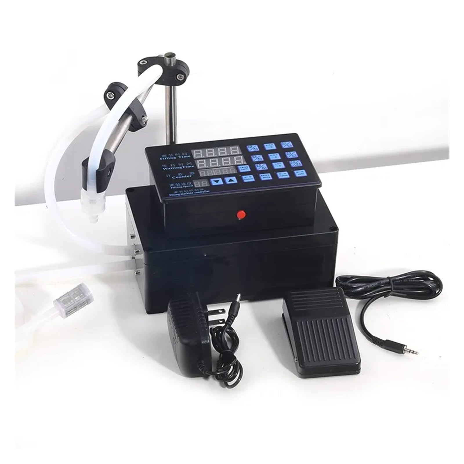 Máquina llenadora de líquidos, máquina llenadora con pesaje, máquina eléctrica llenadora de líquidos MINI Llenadora de agua embotellada Bomba digital para perfumes, bebidas, agua, leche, aceite Alta