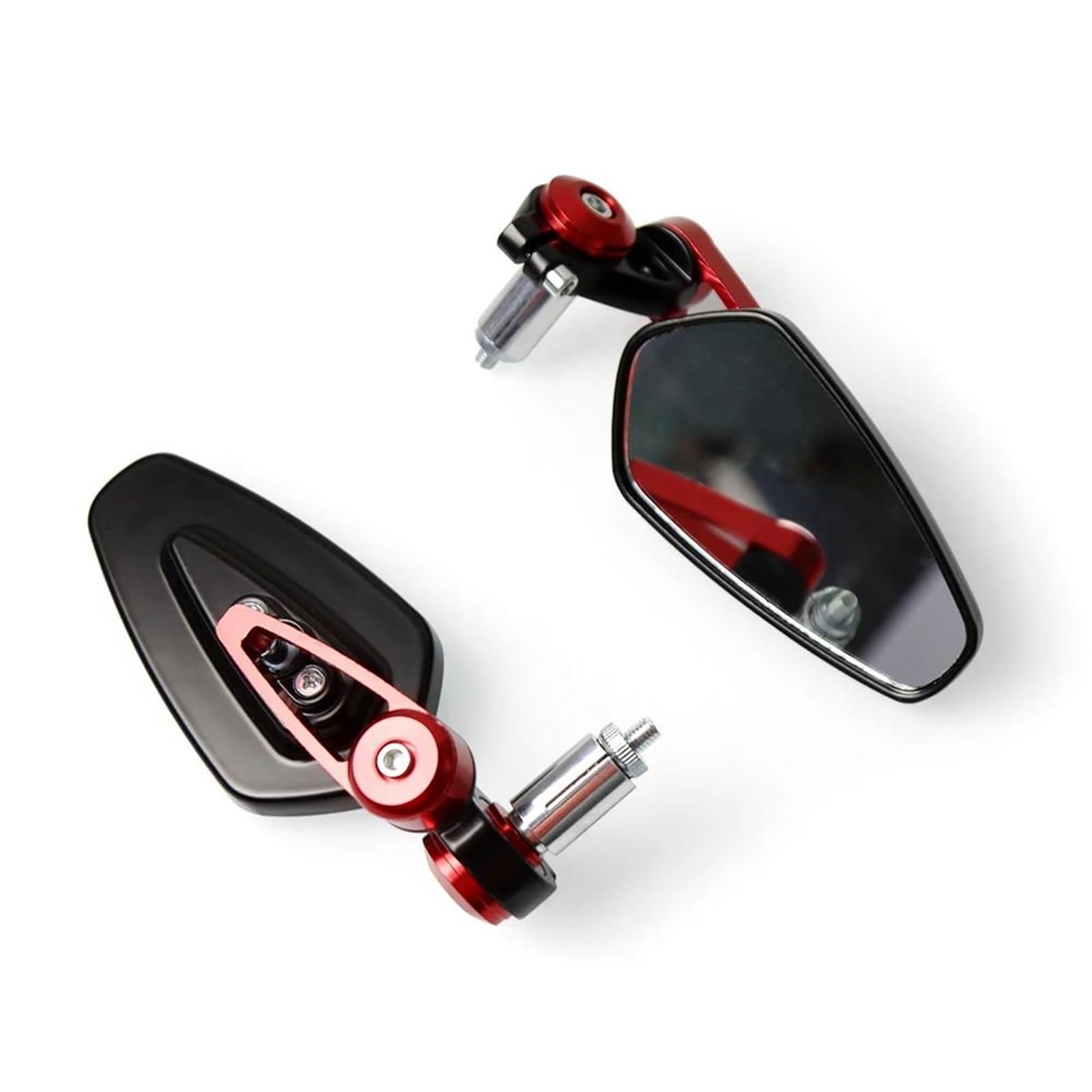 Espejo de manillar rojo para Suzuki TL1000S y GSR que soluciona las vibraciones