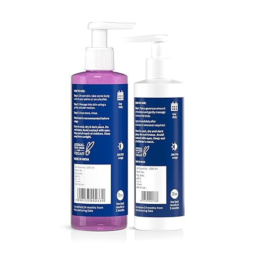 Miniatura 2 de Metrol Be Bodywise - Kit de potencia de niacinamida con 5 de gel corporal de niacinamida de 85fl oz 10 de loción corporal de niacinamida de 68fl oz