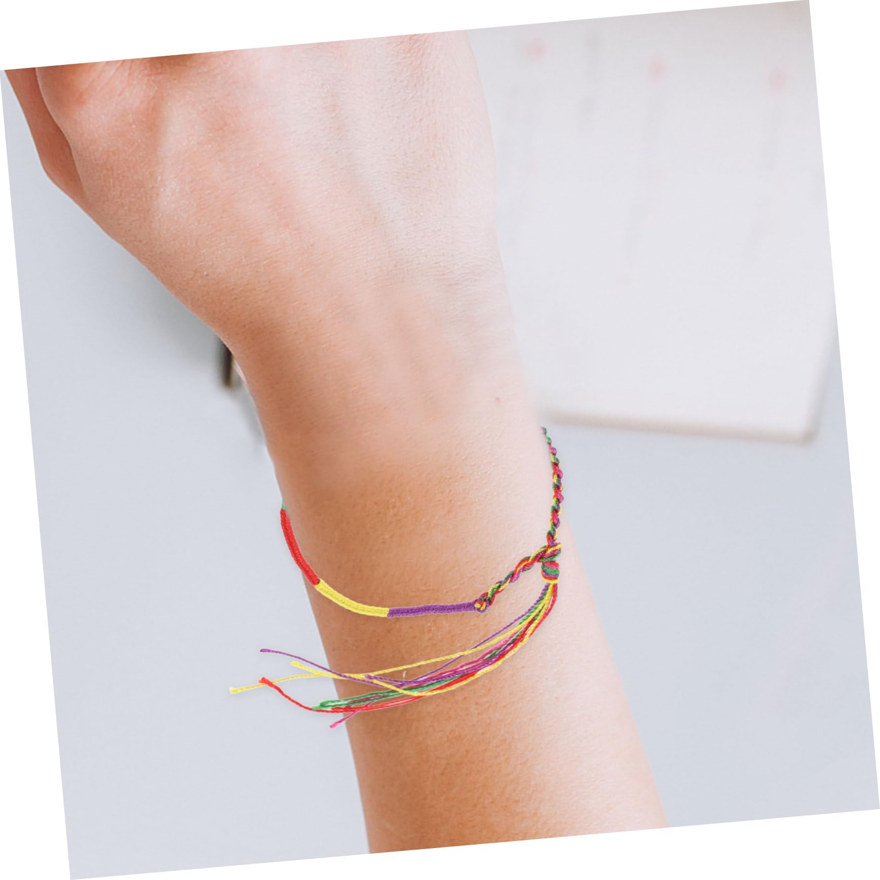 300piezas Pulseras De Hilo Trenzadas Coloridas Para Muñeca o Tobillo Pulseras De Amistad Artesanales y Surtidos Para y Especiales