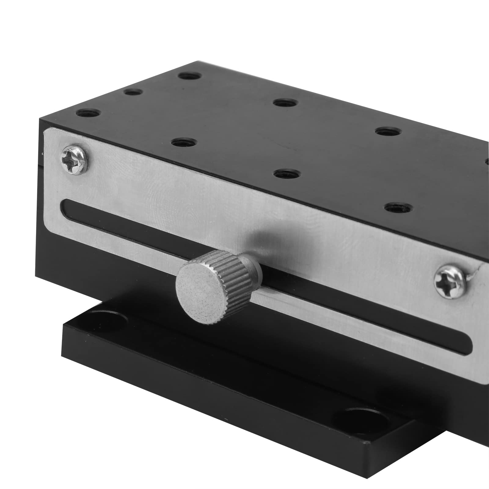 Tavolino Lineare Manuale parti mobili lineari tavola rotante asse XY Asse X Tavolino Pignone Cremagliera a Coda di Rondine in Lega di Alluminio 90 X 40 Mm Precisione Piattaforma Fine-tuning Manual