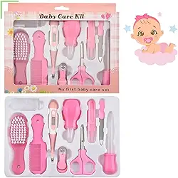 Kit De Higiene E Cuidado Bebê Recém Nascido 10 Peças