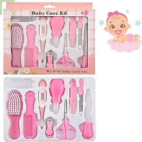 Kit De Higiene E Cuidado Bebê Recém Nascido 10 Peças