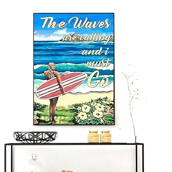 Amazon.co.jp: 特大 50×70 ポスター/ハワイアン サーファー