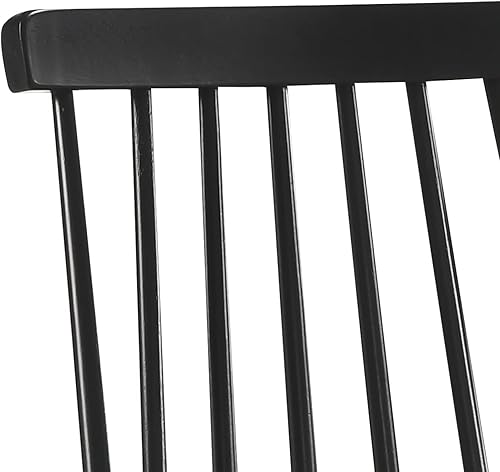 Miniatura 5 de Duhome - Juego de 2 sillas de comedor de madera, sillas de comedor color gris con husillo lateral para cocina, sillas de campo de campo, color gris