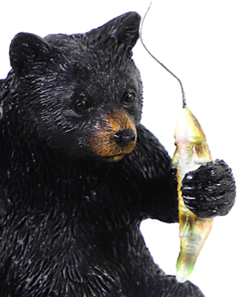 Amazon.co.jp: The Bridge Collection 6.5インチ 釣りツキノワグマの