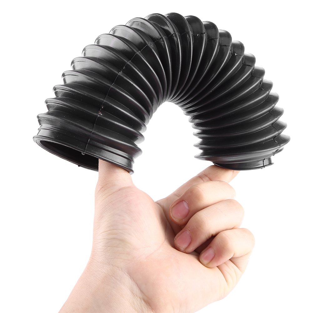 Keenso Copri Forcella in Gomma Nera,Aderenti e Resistenti,Tubi Forcella Cover paracolpi per CQR,ATV,Dirt Bike e Moto,for Motociclisti,avventurieri e Professionisti