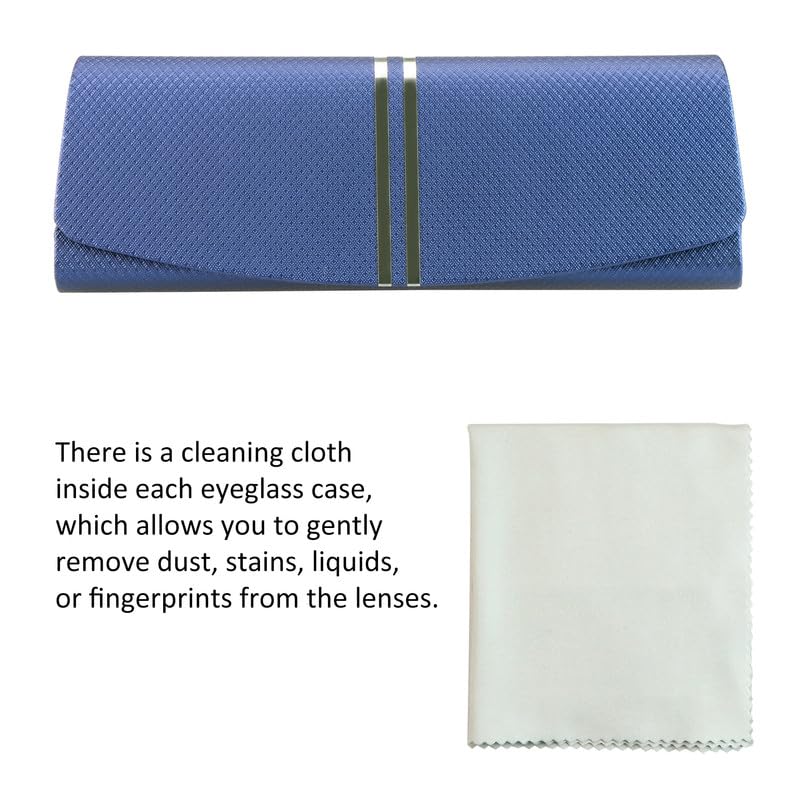 Image of VisionGlobal Hard Shell Eyeglass Case for Eyeglasses and Sunglasses for Men /Women and Kids
