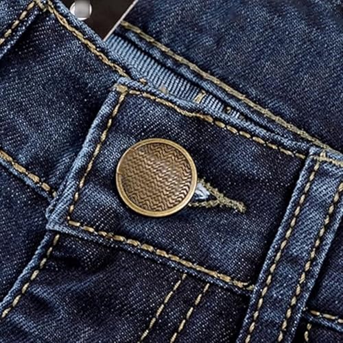 Men's Classic Relaxed Fit Jean Lightweight Straight Leg Washed Denim Jeans Retro Distressed Loose Fit Jean Pants4