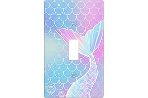 Mermaid Light Switch Cover for Girls Room
