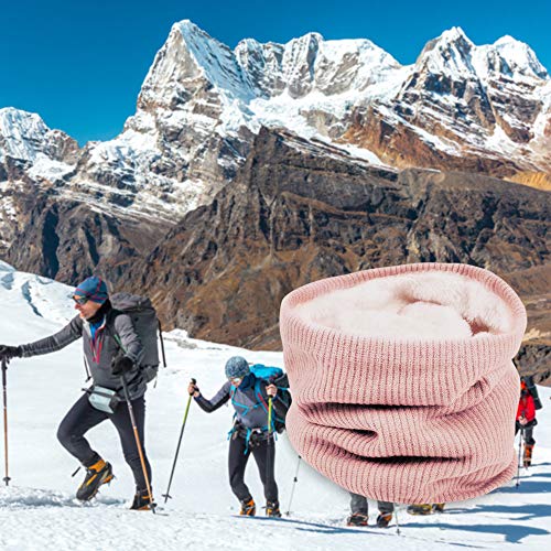 Chalier Fashion 2 Pack Unisex Schal Winter Loop Strickschal Schlauchschal für GehenLaufski Outdoor Täglicher Verschleiß Damen Herren