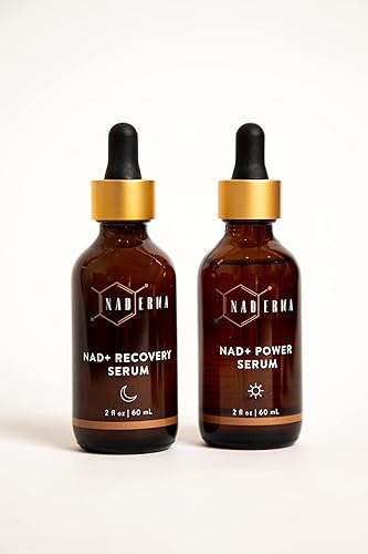 Set de suero Naderma (NAD+ Power Serum y suero de recuperación NAD+)