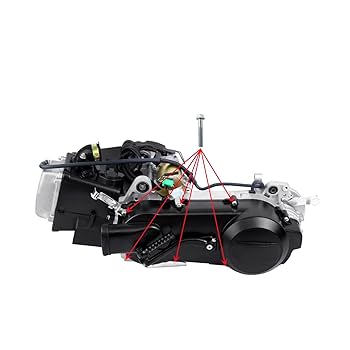 Amazon.com: GY6 transmission case cover GY6 drive wheel