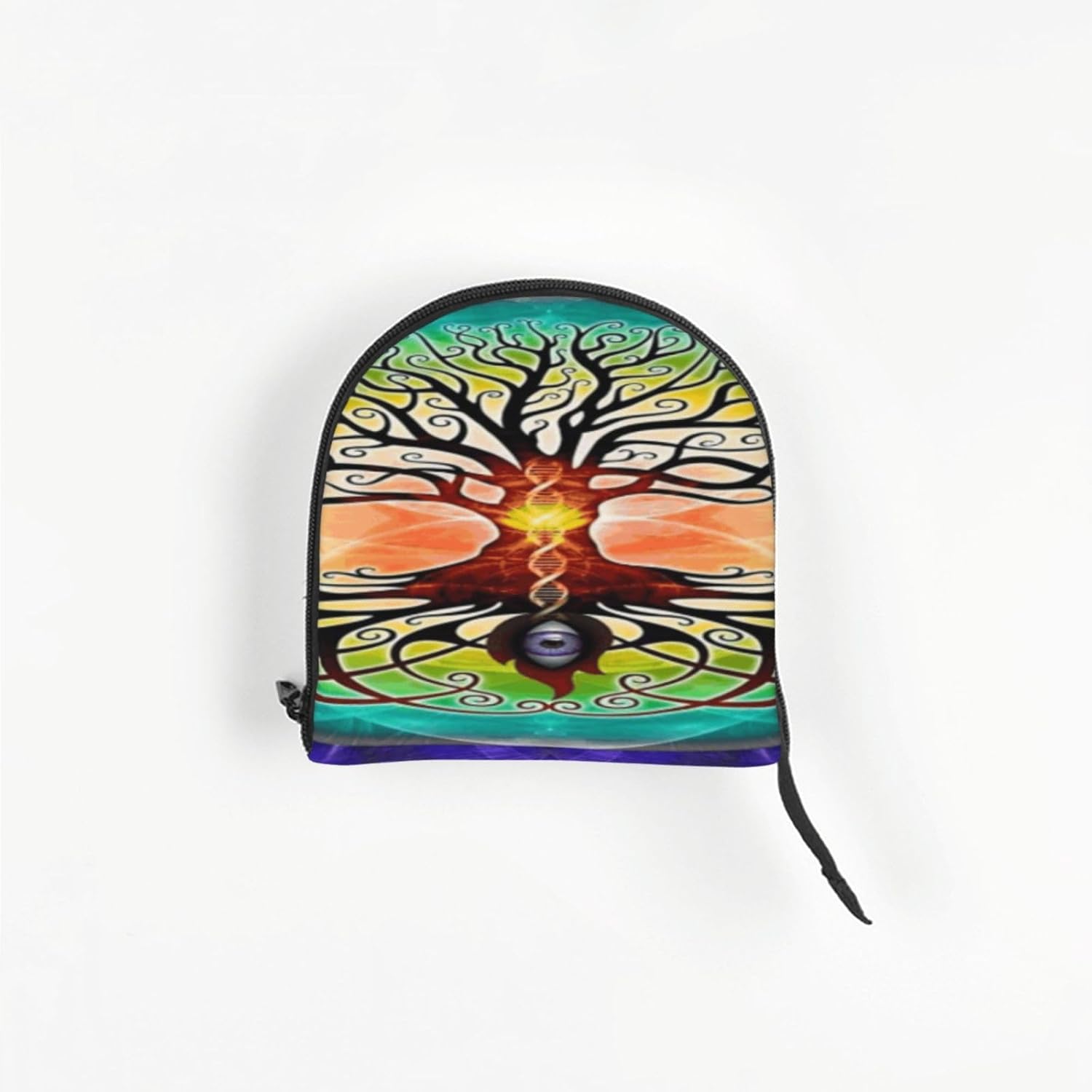 Mandala Flowers Portable Pet Purse Carrier Sling, Hands-Free Travel Dog and Cat Carrier for Small Dogs and Cats