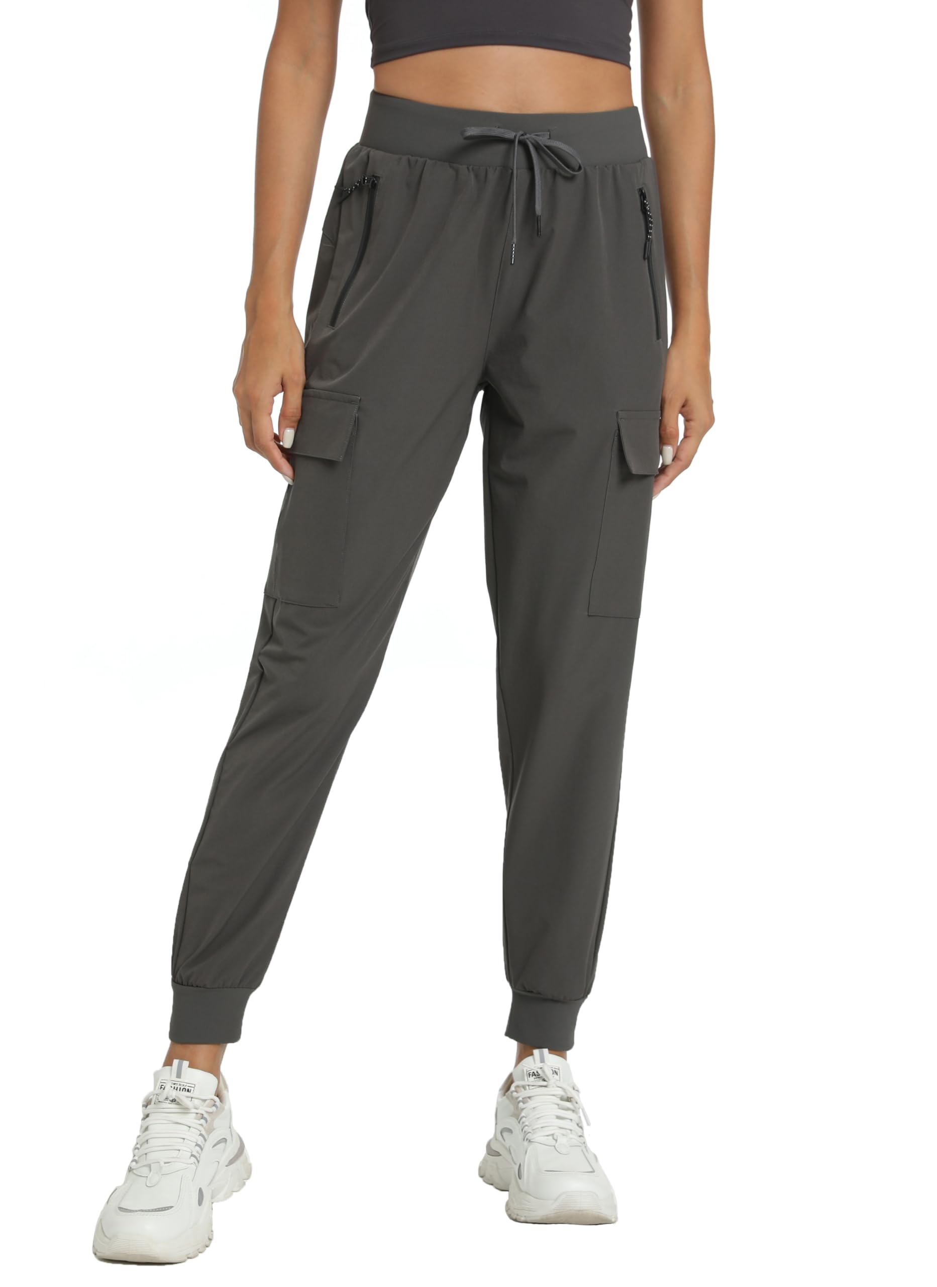 Womens Joggers Cargo Pants Lightweight Quick Dry Hiking Running Pants for Athletic Casual Outdoor