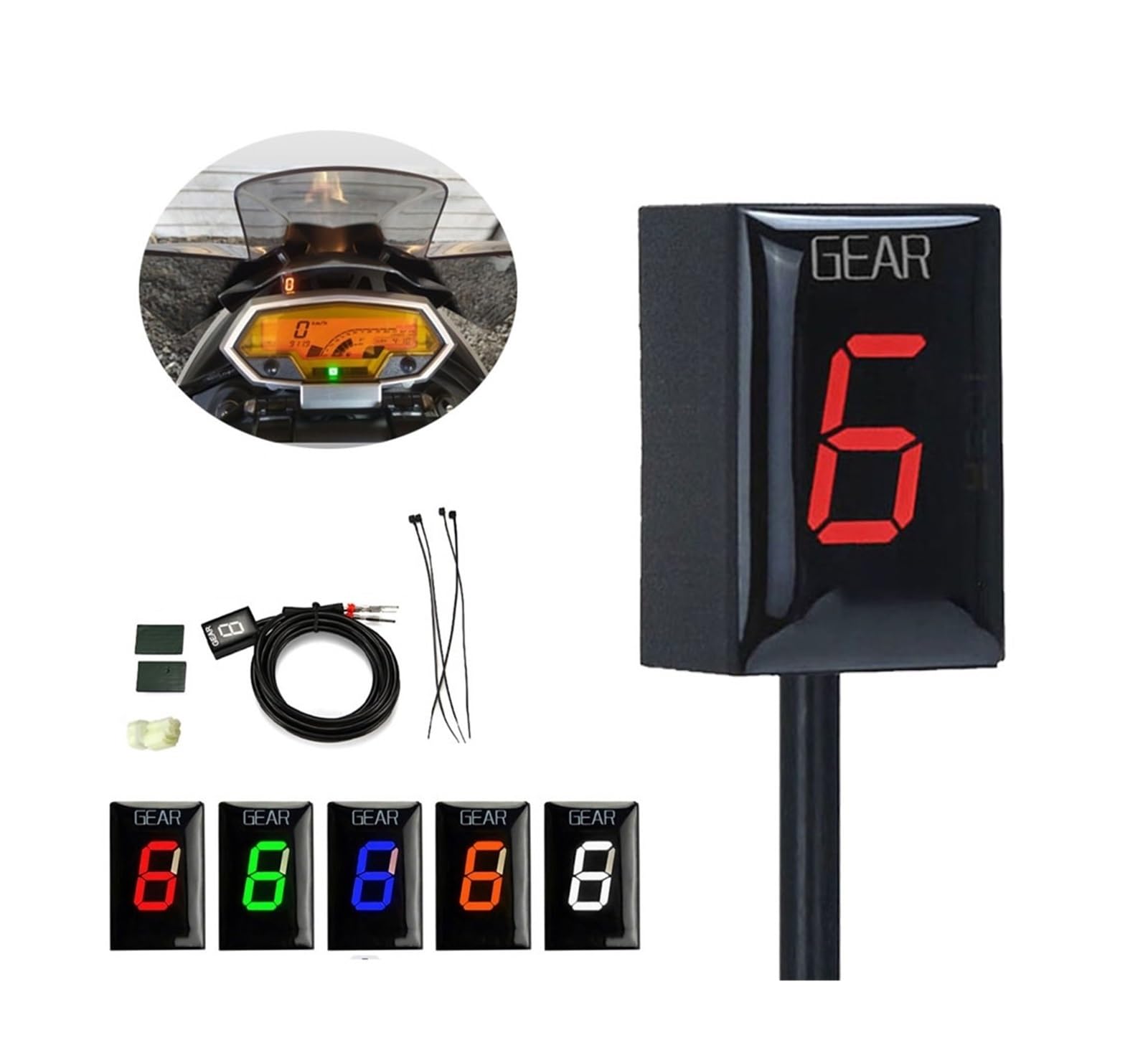 Motocicletta Marce Sensori Indicatore Di Marcia Del Motociclo Display Della Velocità Misuratore Per CBR650 CB500X CB400SF CB650F CB1300 CBR600RR CB1000R Cb650r VFR800