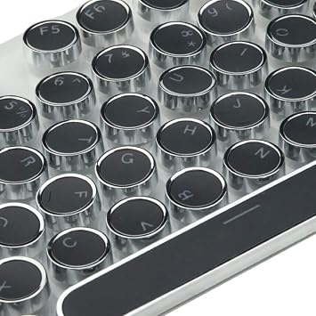 PBT Keycaps, 104Pcs/Set Universal Round Key Caps for Cherry MX Mechanical Keyboard - Black