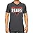 Team Fan Apparel NFL Adult Team Block Tagless T-Shirt - Cotton Blend - Charcoal - Perfect for Game Day - Comfort and Style (Chicago Bears - Charcoal, X-Large)