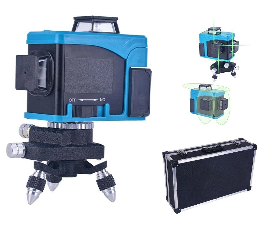 Livella laser tracciatore 12 linee autolivellante 360º con telecomando Art.94460