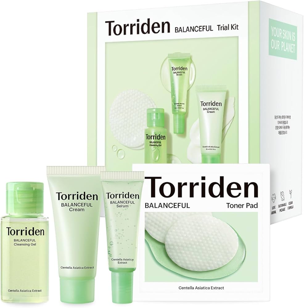 Amazon.com: Torriden BALANCEFUL Cica Trial Kit, 5D Cica Infused