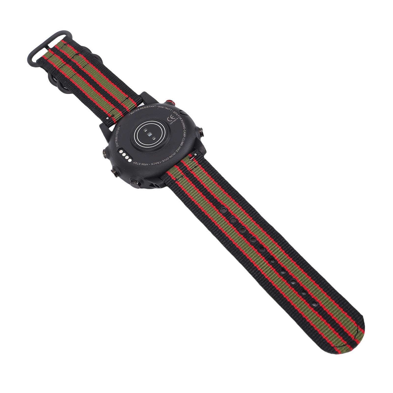 Orologio sportivo da 1,3 pollici, ricaricabile, per nuoto, corsa, leggero, da uomo, in lega Ti