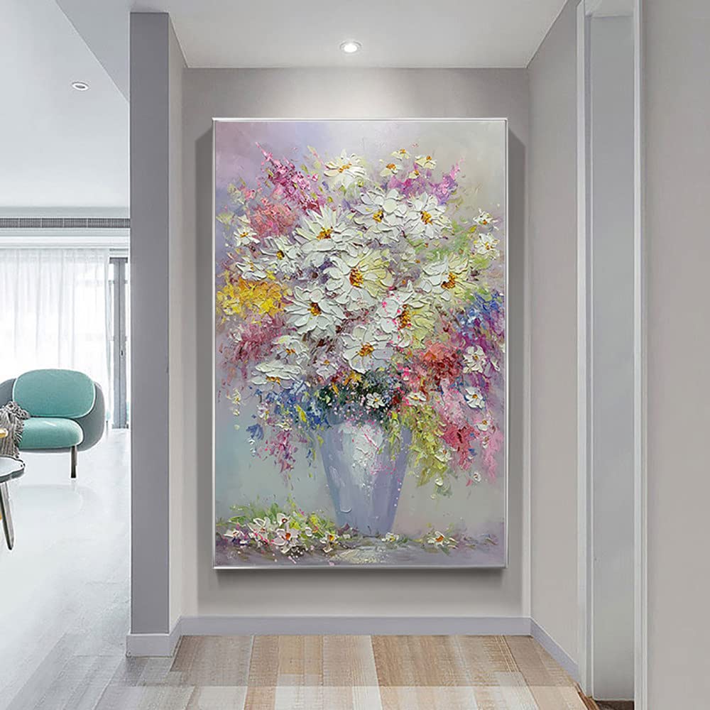 Peinture florale abstraite moderne pour décoration murale de maison - 8