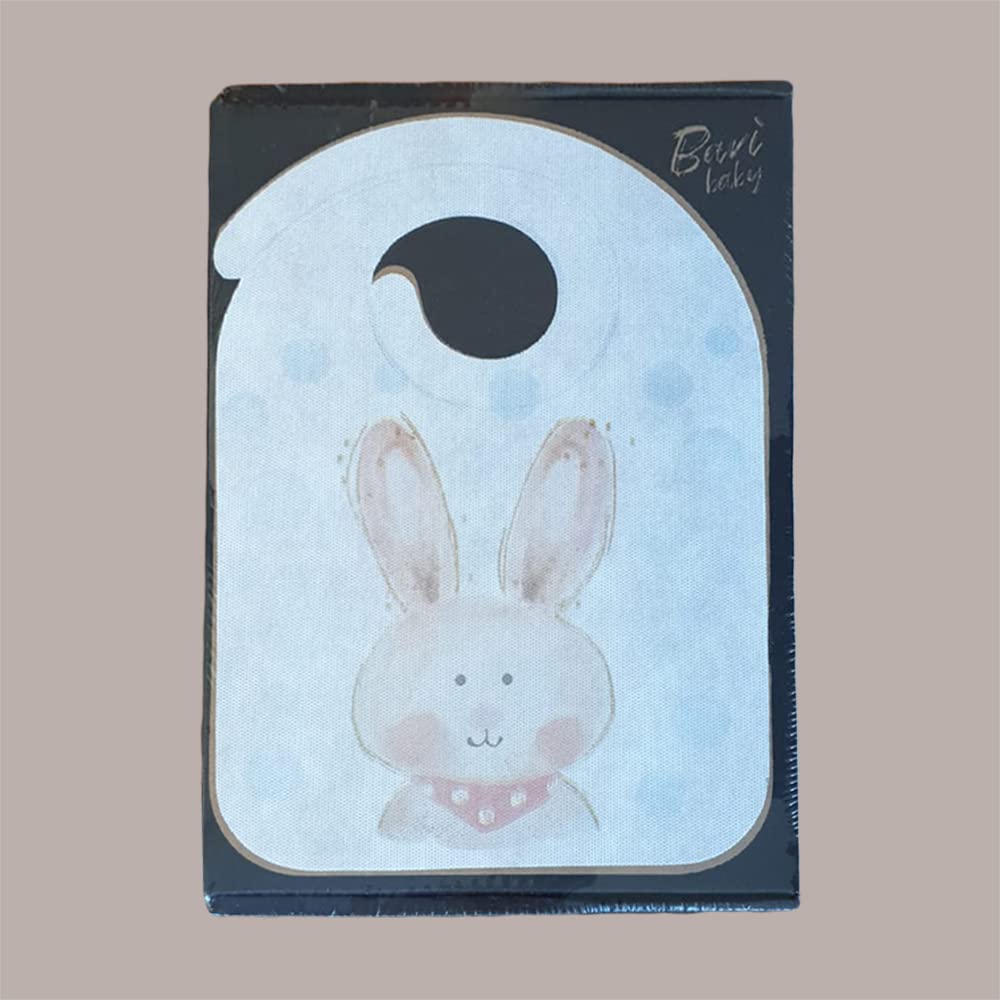 Lucgel Bavaglino Baby Bambino/Bambina grafica Coniglietto Puppy in TNT Usa e Getta 230x330mm - 300 pezzi -