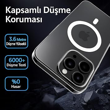 URUCHI Samsung S25 ULTRA MagSafe ile Uyumlu Sararmaz Kılıf - Şeffaf PC, Mıknatıslı, İnce, Darbeye Dayanıklı, Çizilmez, Hafif, Premium Koruma, Şeffaf Kapak, Mıknatıslı, S25 Ultra Koruyucu Kılıf