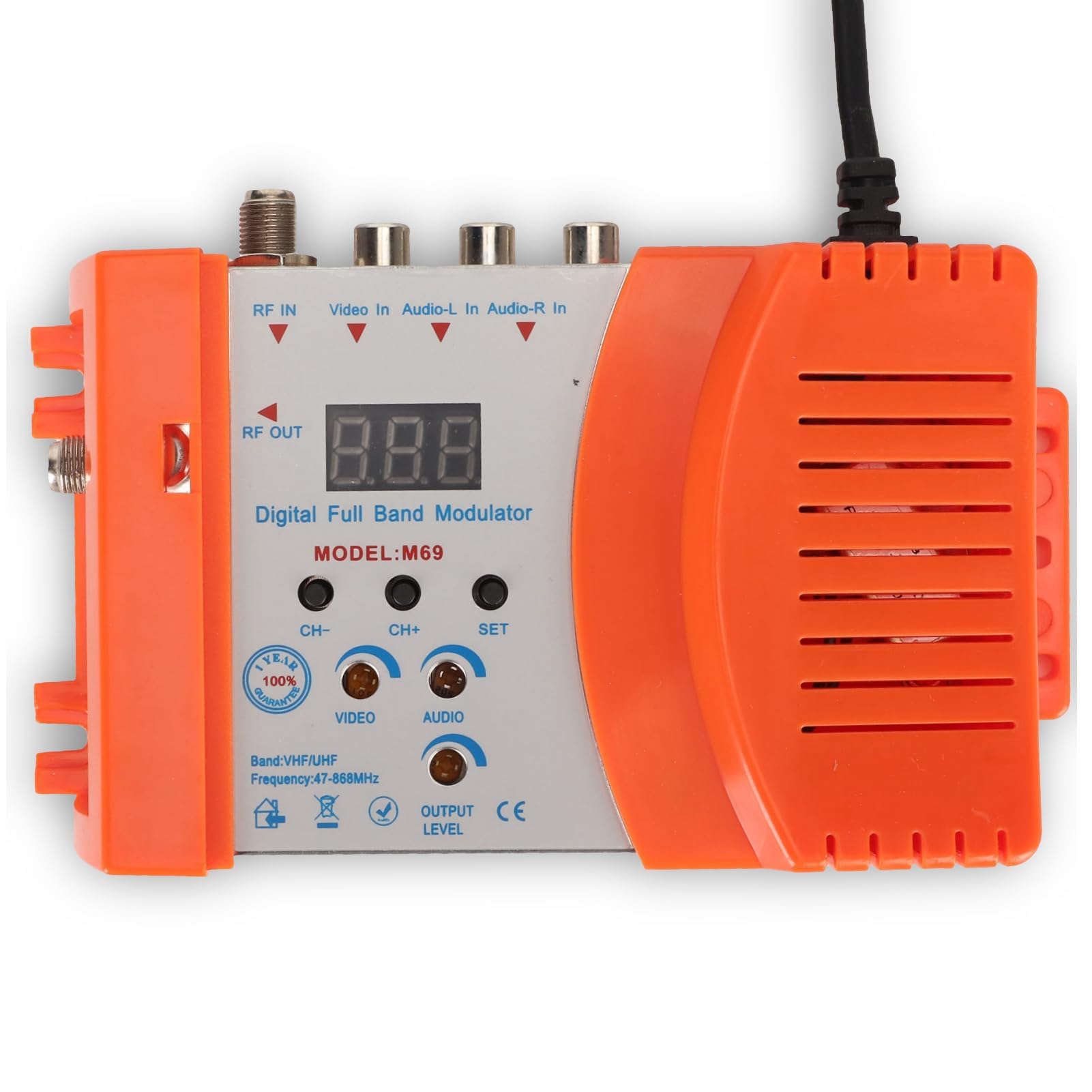 Modulateur AV vers RF Numérique VHF UHF pour TV PAL NTSC