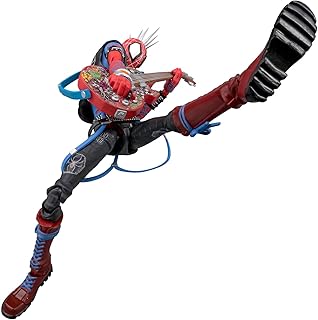 Spider-Man: Across the Spider-Bath SV Action Spider Punk Approx. 7.1 inches (180 mm), PVC & ABS Pre-painted Action Figure