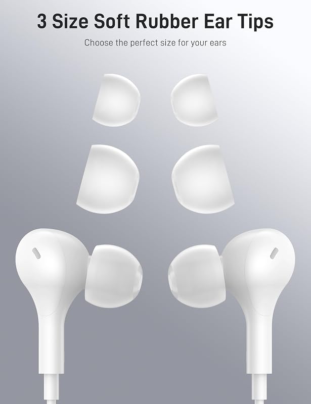 iMangoo for Apple MFi-Certified Soft Headphones for Lightning Wired Earbuds image 6