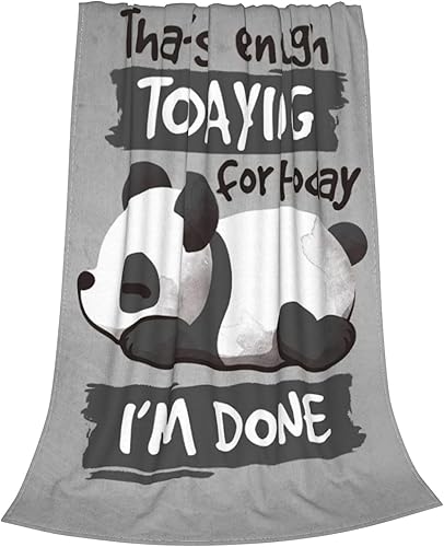 Miniatura 3 de Manta de panda, bonita manta decorativa de panda, regalos de panda para niñas y niños, manta de franela de forro polar súper cálida y suave y