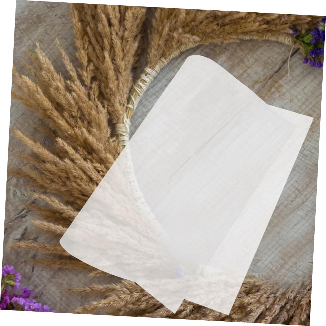 VANZACK 60pcs DIY Flower Pressing Kit Blotter Paper Floral Lining Paper for Scrapbooking Home Decor