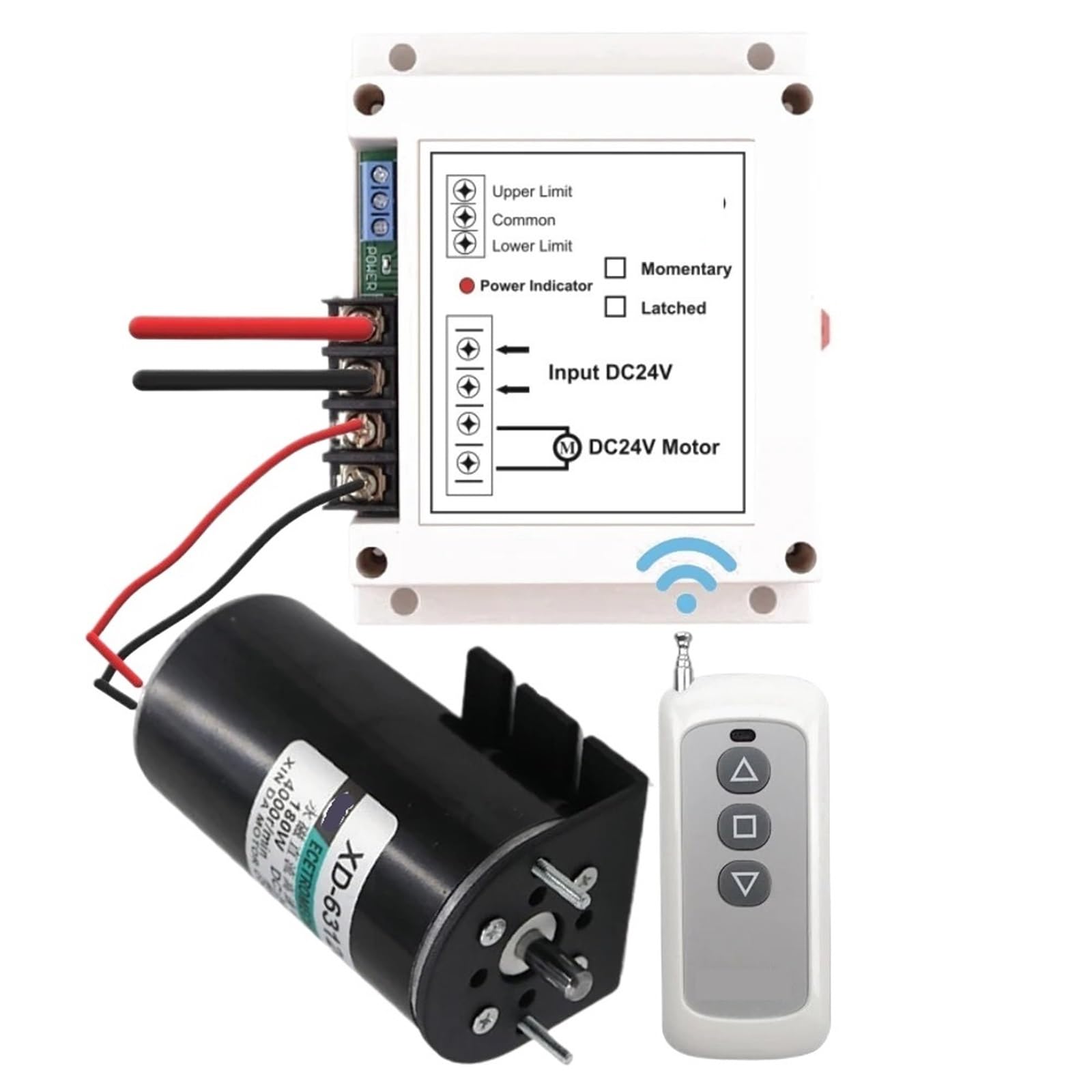 Motorsteuerung 12V 24V 40A 400W Fernbedienung Umschalter Rolltor