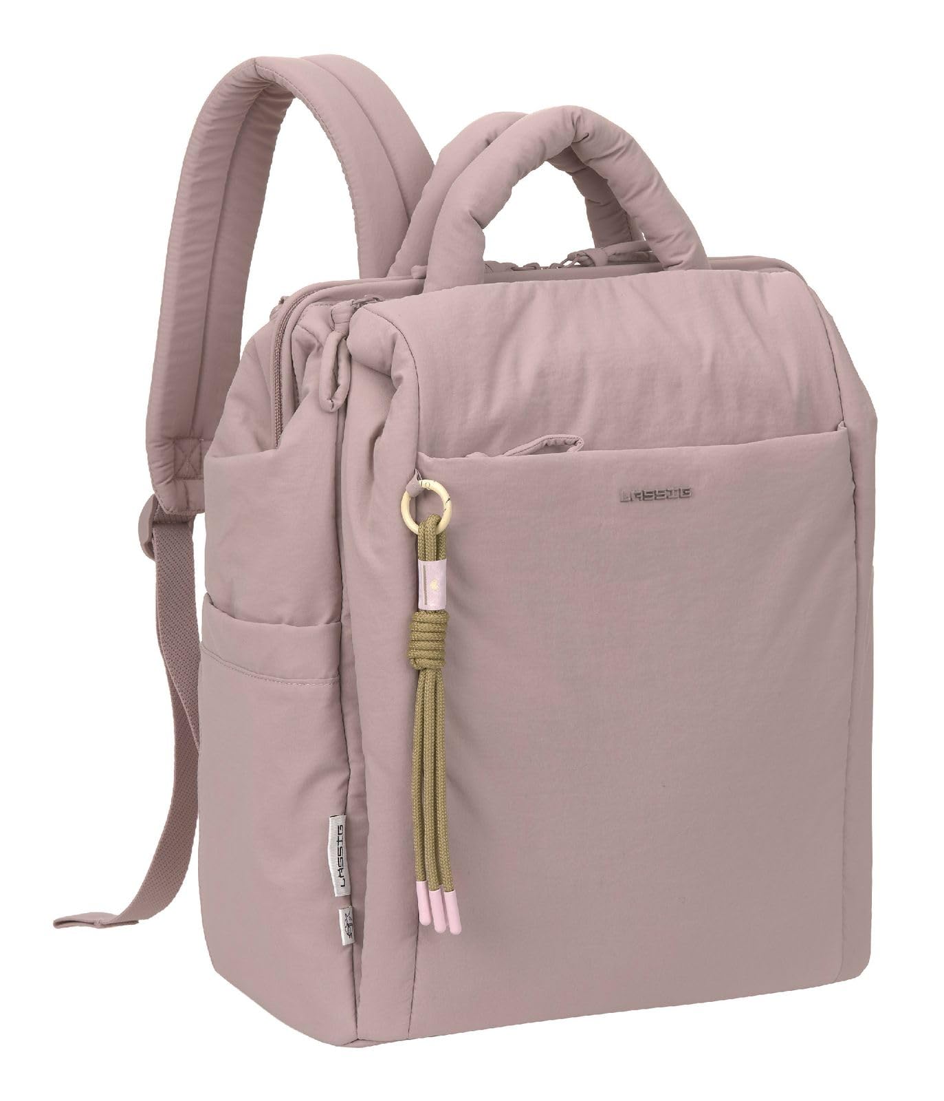 LÄSSIG Rucksack Laptoprucksack mit Laptopfach Minoa Backpack Powder Rose altrosa