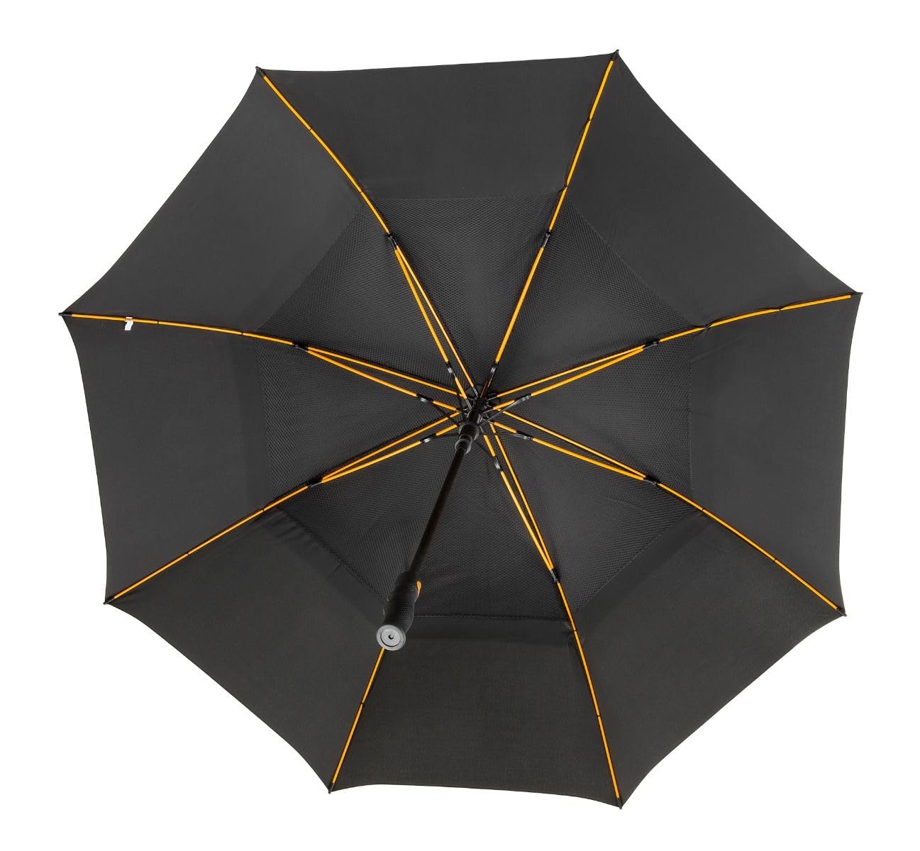 Falconetti Parapluie Anti tempete XXL – Double Canopy – ​​Grand parapluie de golf - Ouverture Automatique - 8 baleines en fibre de verre – Parapluie Femme et Homme – 130 cm Diamètre