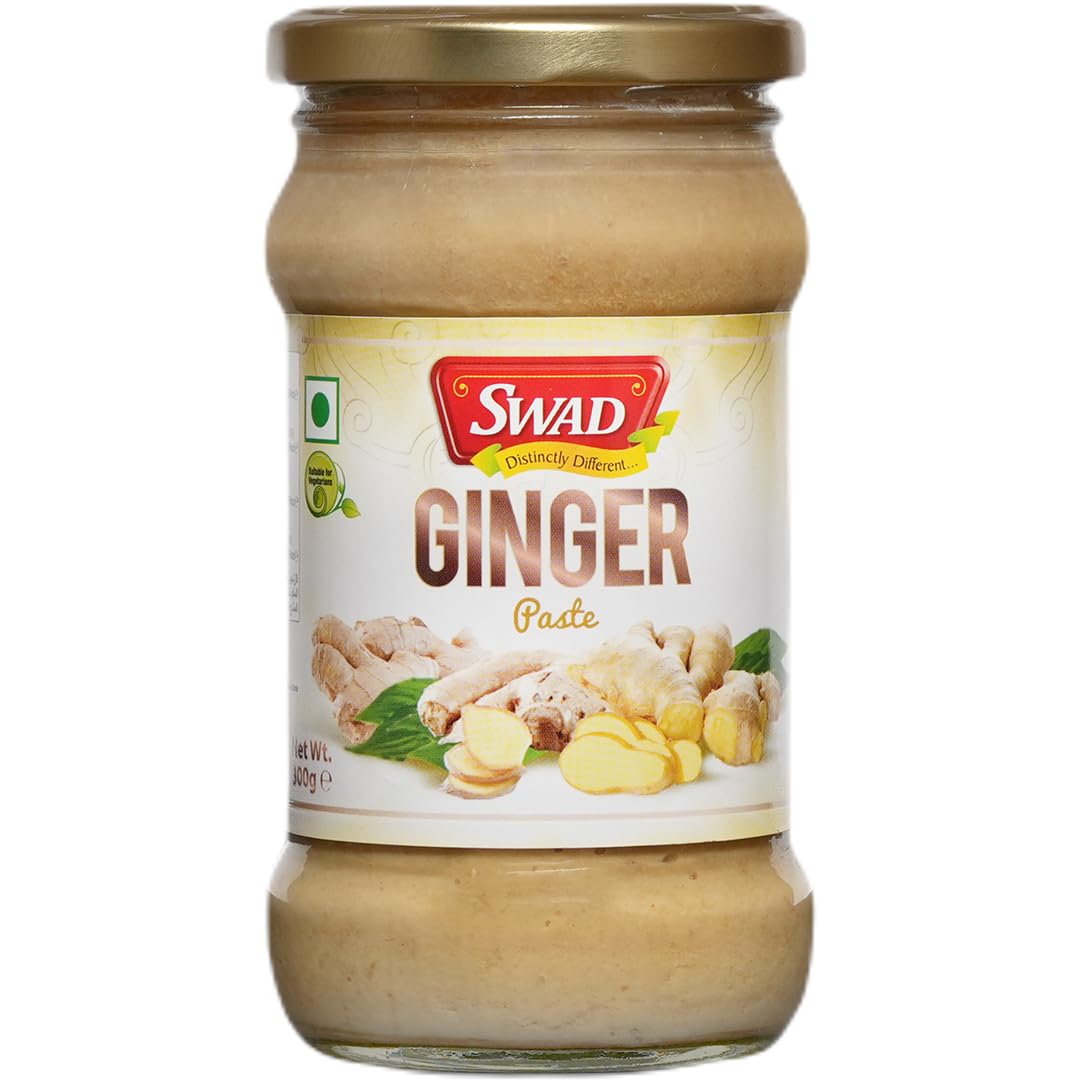 Swad Delicious Ready to Eat Ginger Paste/Homemade & Fresh Adrak Chutney - 300 gm (Pack of 1)