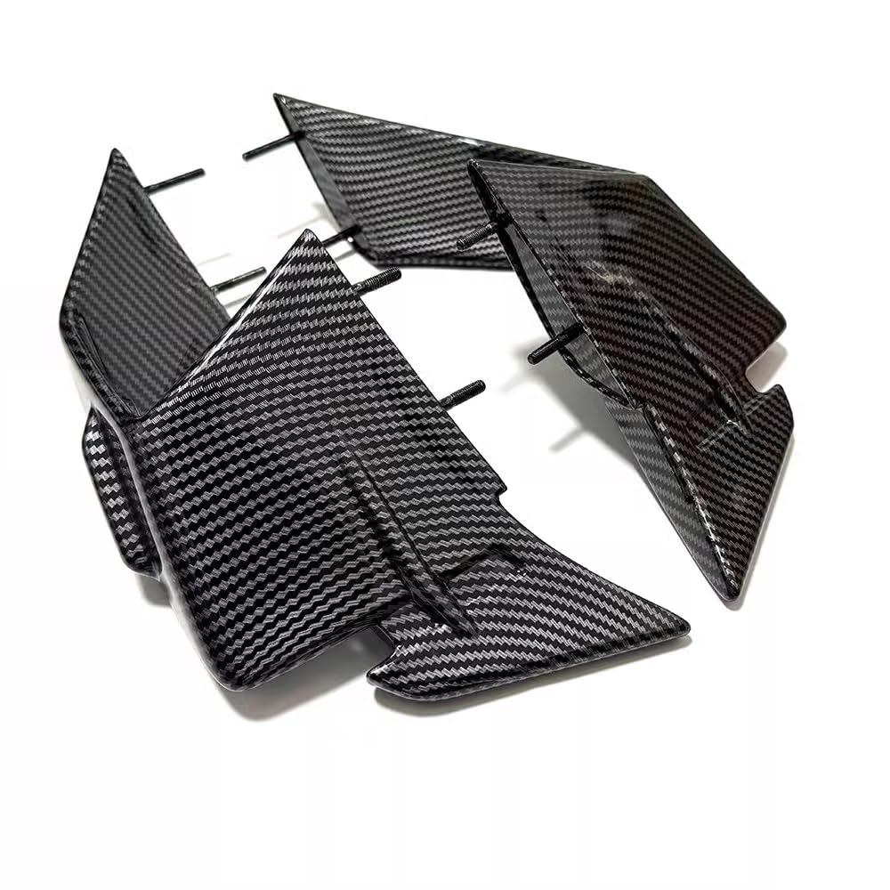 for S1000RR s1000rr 2024 2023 Accessories Spoiler Fixed Wing Motorcycle Winglet aerodynamic Wing kit Spoiler Winglet aerodynamic Wing Side Fixed Wind Wing Wind Knife (Carbon Fiber)