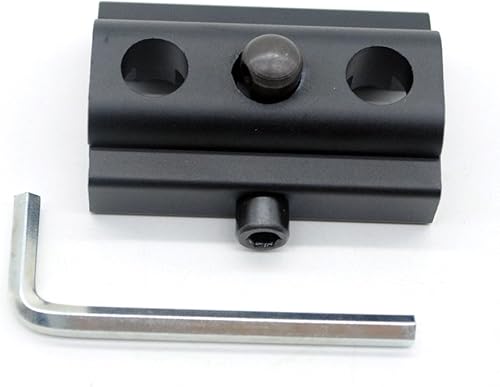 Adaptador de bípode con perno de cabestrillo apto para riel Picatinny de 0.787 in y Weaver con 3 agujeros