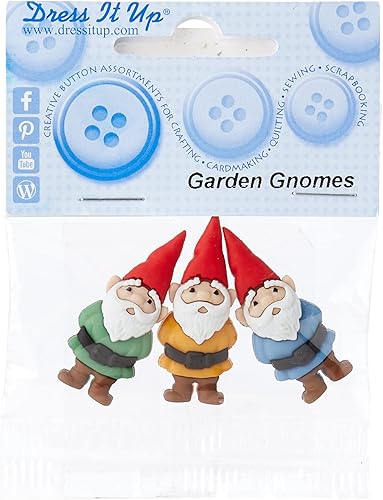 Miniatura 1 de Dress It Up 7696 "Adornos de gnomos de jardín