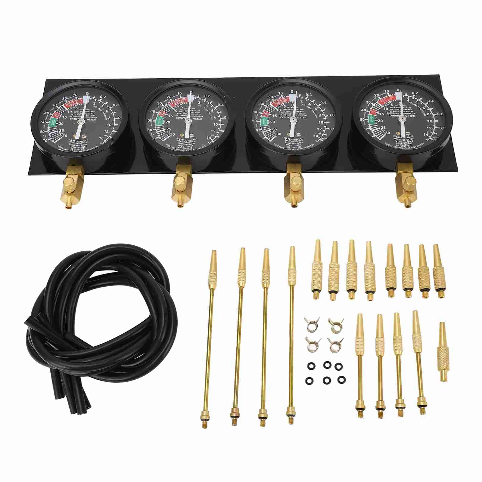 Vergaser-Synchronisierungsmesser, hohe Durchflussgenauigkeit, Vakuum, schnelle Reaktion, strapazierfähig, Motorrad-Vergaser, Synchronisierungswerkzeug für 4-Zylinder-Motorrad