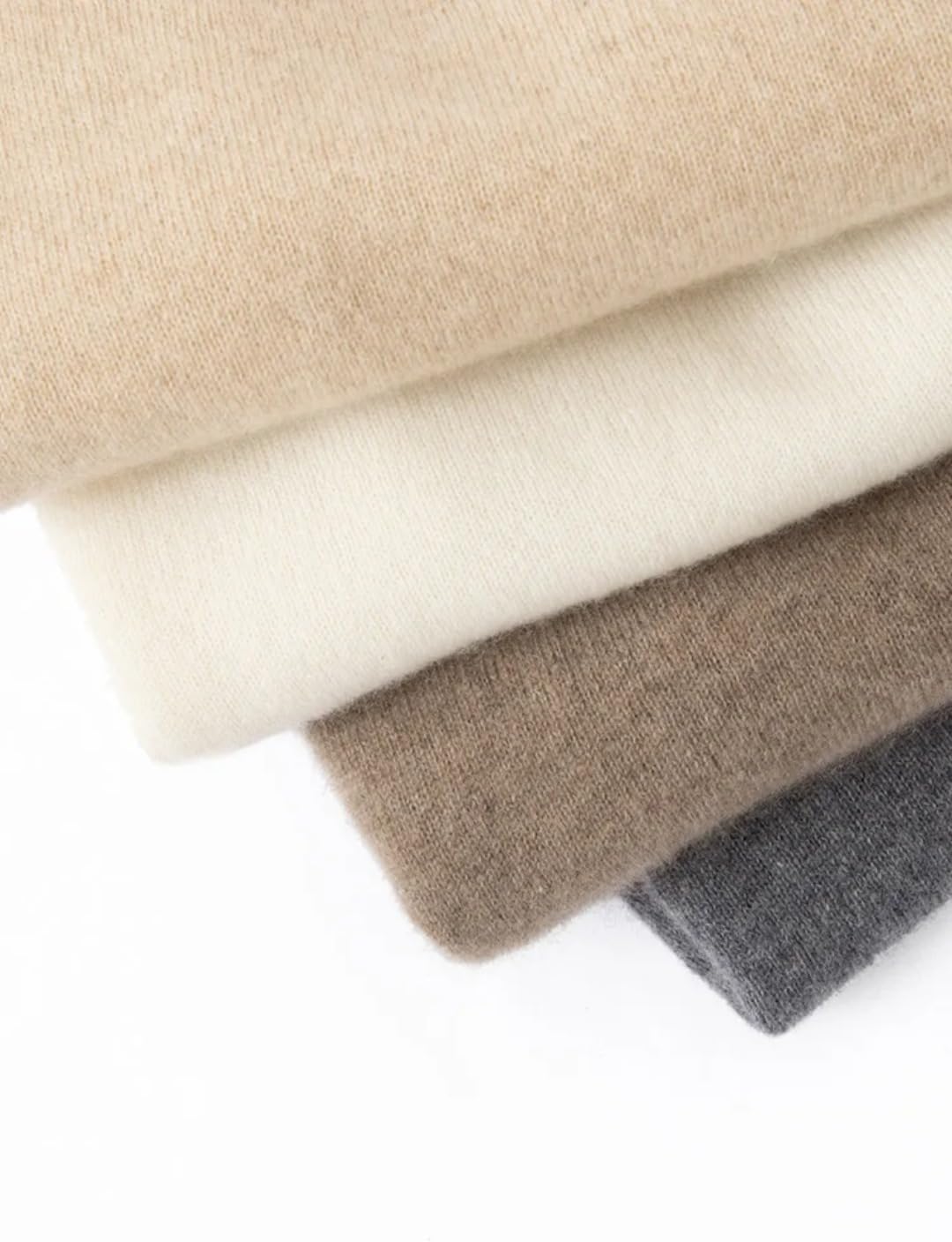 Women's 100% Pure Cashmere Camisole Tank Top, Autumn/Winter Women's Clothing Solid Color Slim-Fit V-Neck Basic Knit Top - Image 4