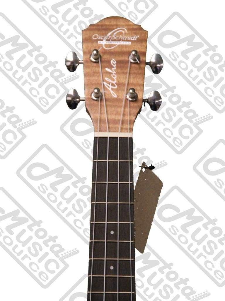 Oscar Schmidt OU320 Zebra Wood Concert Ukulele - Natural