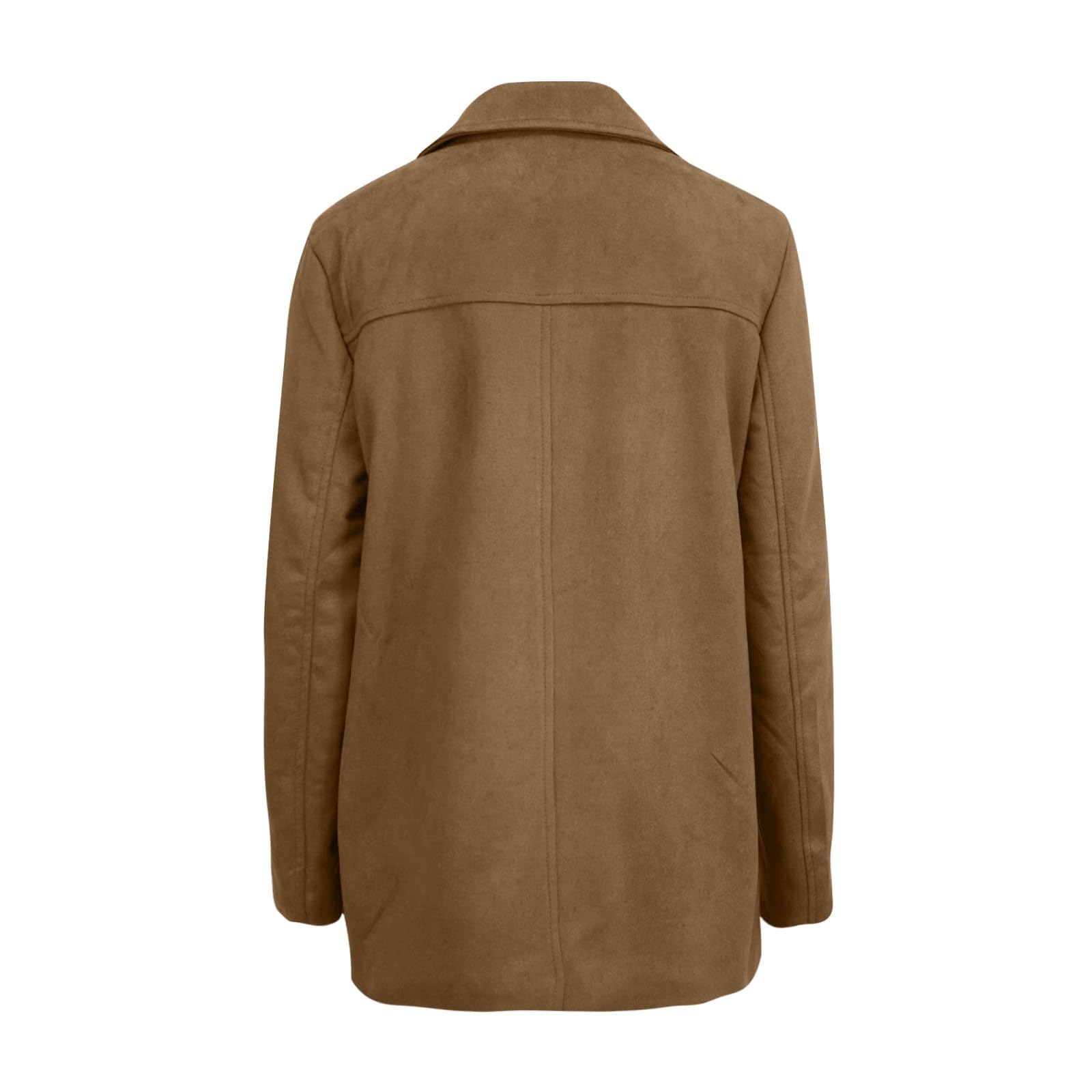Wildlederjacke Damen Mit Revers Damen-Jacken Wildleder Jacke Damen Winter Vintage Mantel Frauen Mode Leder Anzug Jacken Herbstjacke Frühling Blazer Oversize Elegant Outwear Casual Streetwear