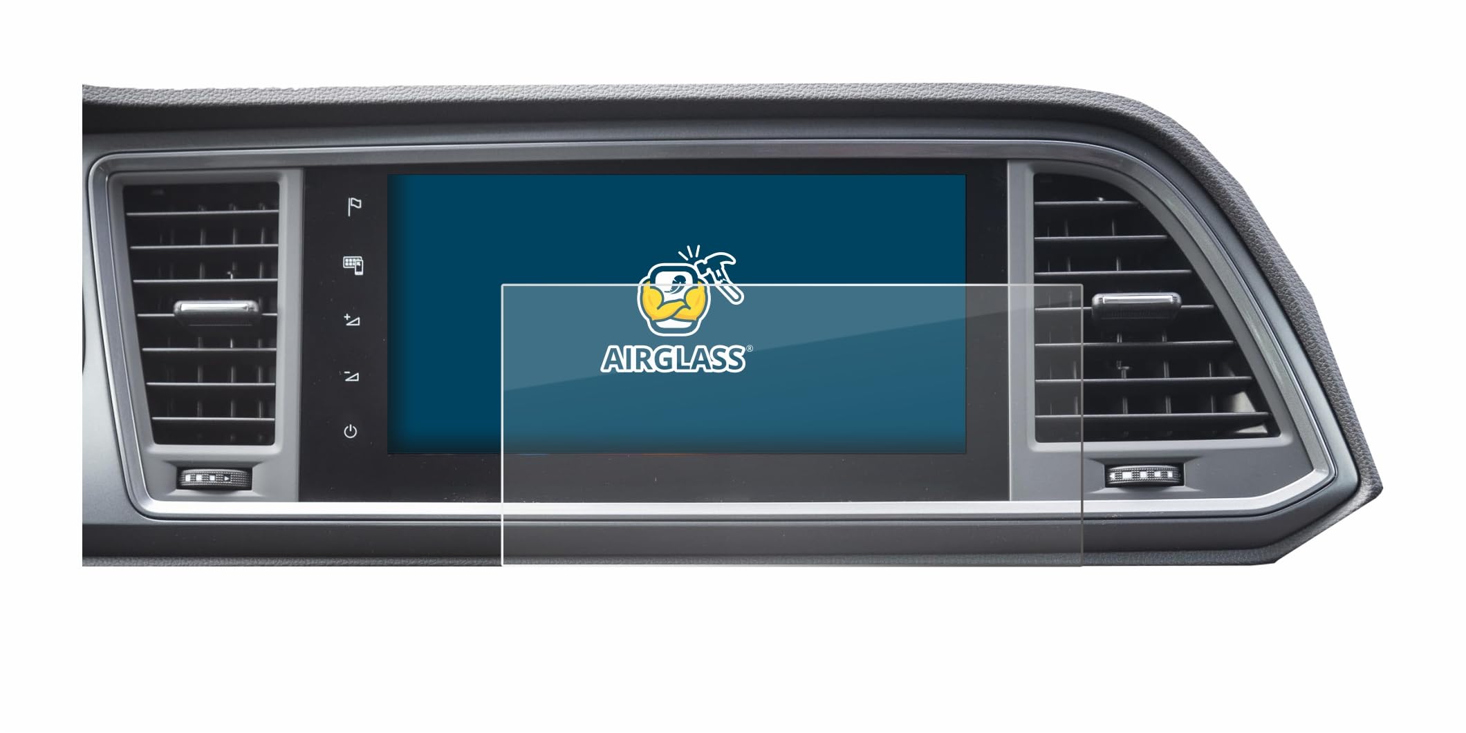 Protection D'écran En Verre Trempé BROTECT AirGlass Pour Seat Ateca 2017 - Dureté 9H, Anti-rayures, Anti-empreintes - Installation Facile Sans Bulles