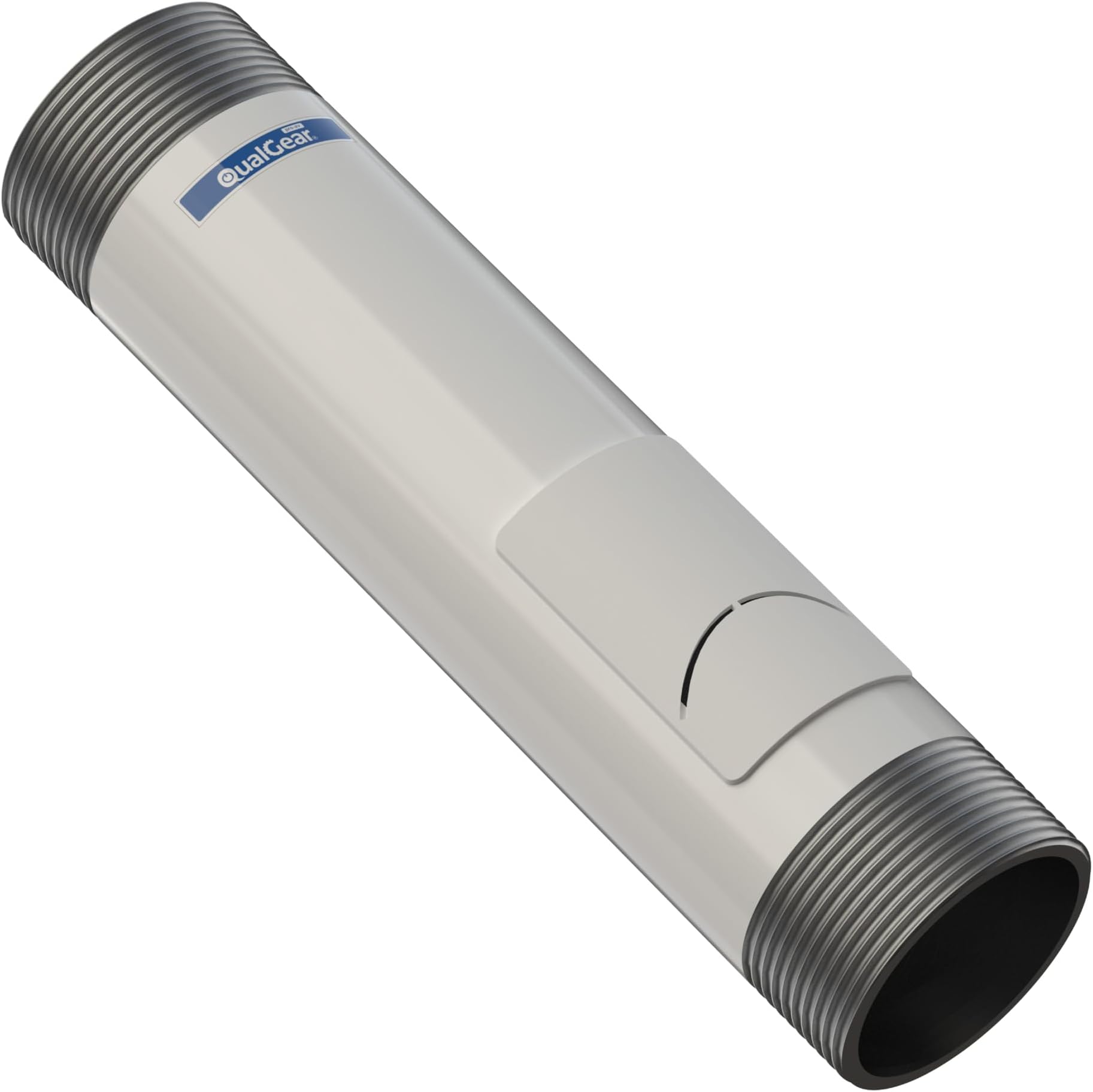 QualGear QG-PRO-PM-6IN-W Pro-AV 1.5" Npt Threaded Pipe, 6" Length Projector Accessory