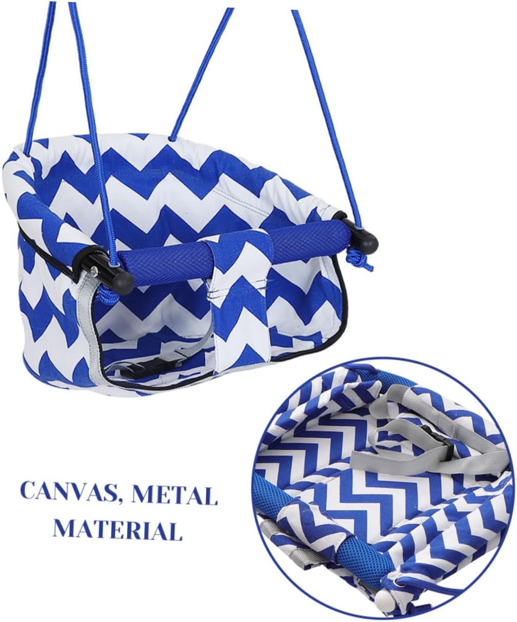 BESPORTBLE Outdoor Canvas Swing for Height Plaything for Garden and Comfortable Indoor Outdoor Use for Birthdays Holidays