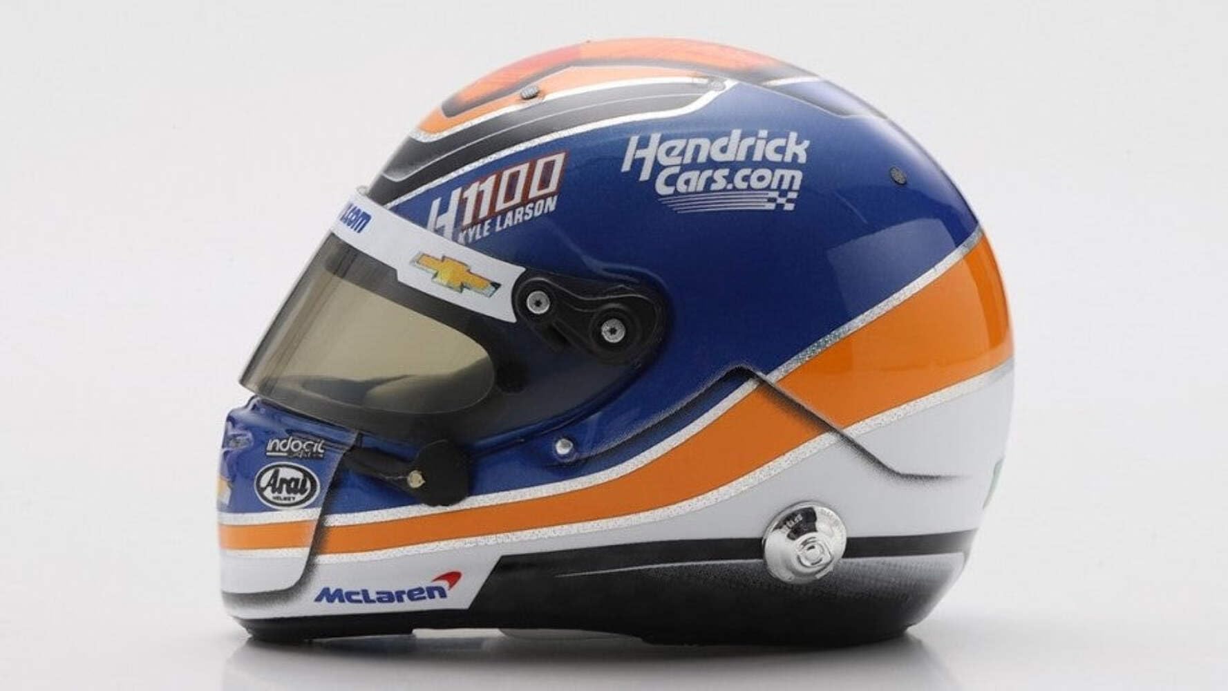 SPARK 1/5 - Casque Kyle Larson - Arrow MCLAREN H1100 ARAI 2024 5HSP106